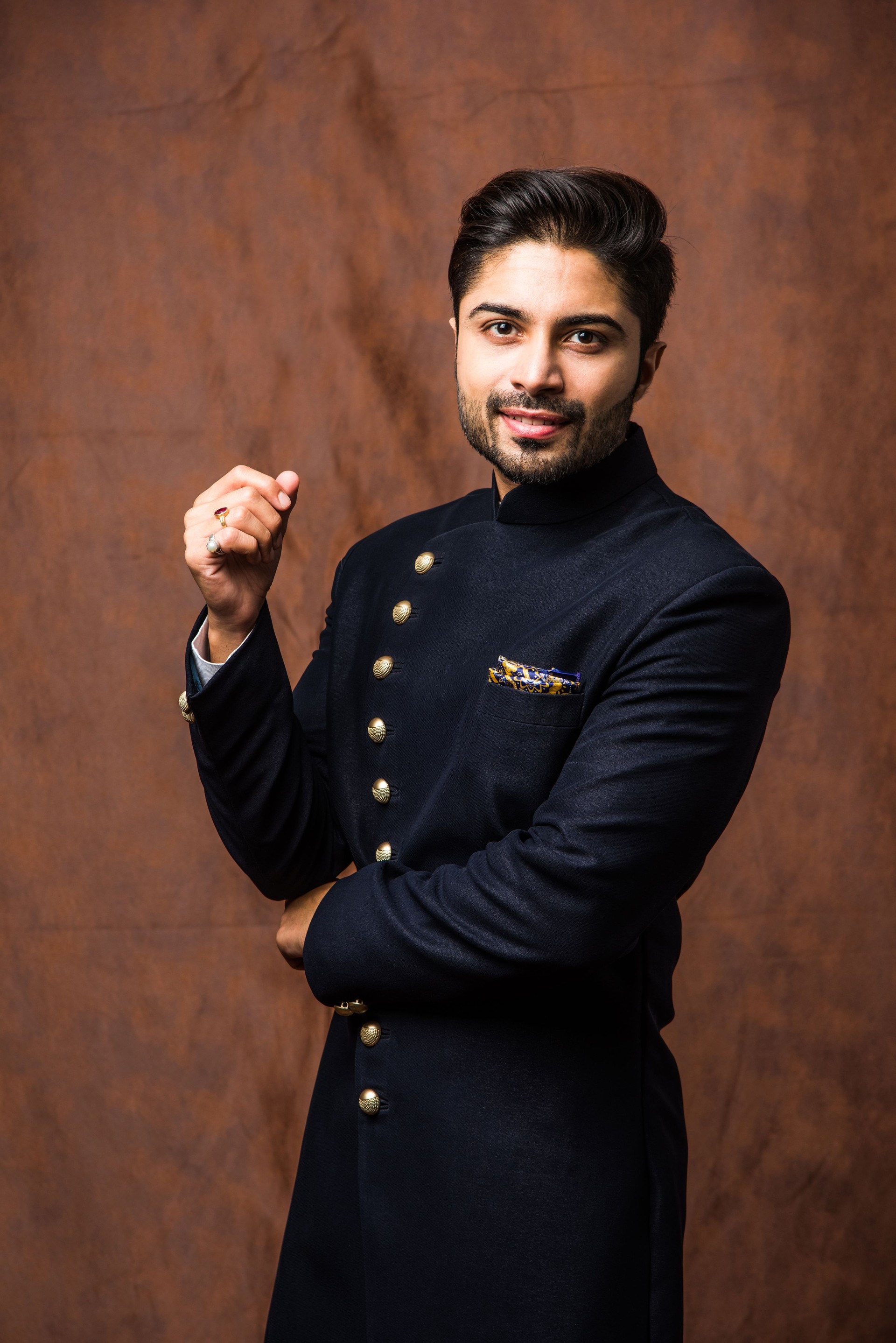 Indian bridegroom wears ethnic or traditional cloths
